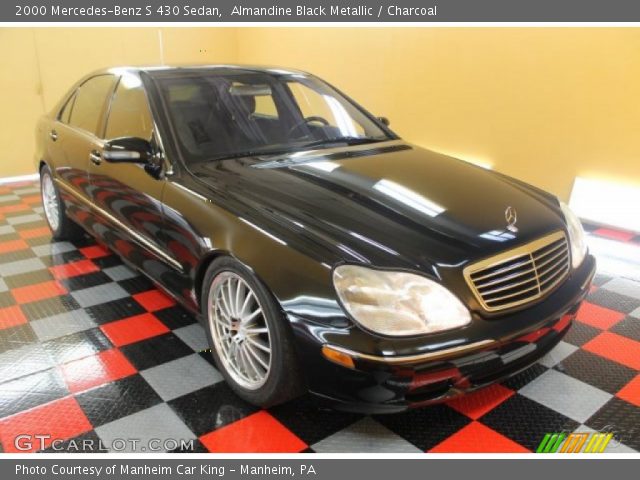 2000 Mercedes-Benz S 430 Sedan in Almandine Black Metallic