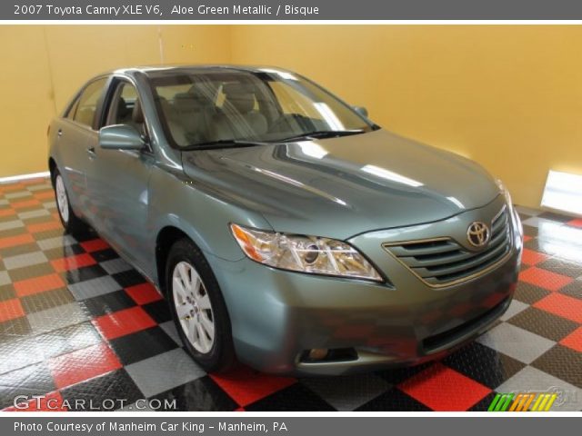 2007 Toyota Camry XLE V6 in Aloe Green Metallic