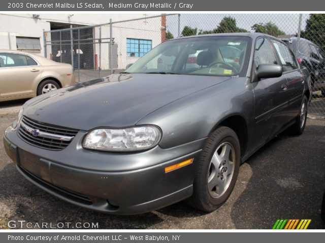 2003 Chevrolet Malibu LS Sedan in Medium Gray Metallic