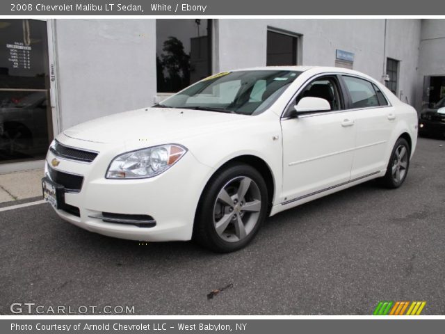2008 Chevrolet Malibu LT Sedan in White