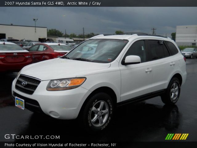 2007 Hyundai Santa Fe GLS 4WD in Arctic White