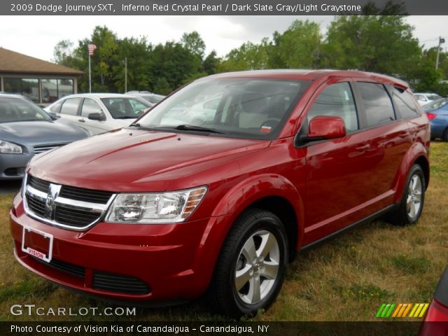2009 Dodge Journey SXT in Inferno Red Crystal Pearl