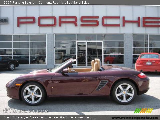 2007 Porsche Boxster  in Carmona Red Metallic