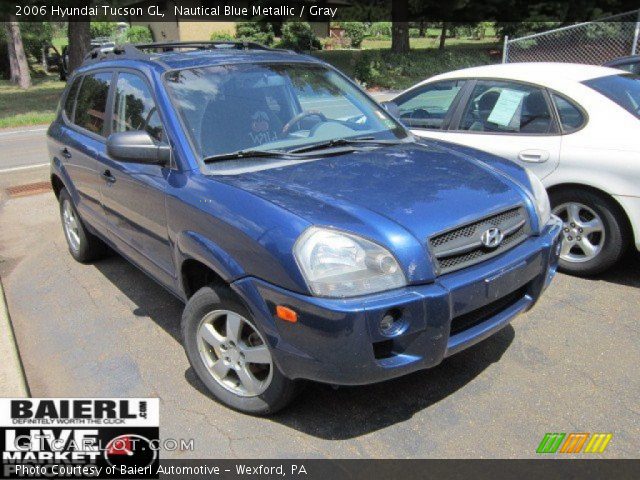 2006 Hyundai Tucson GL in Nautical Blue Metallic