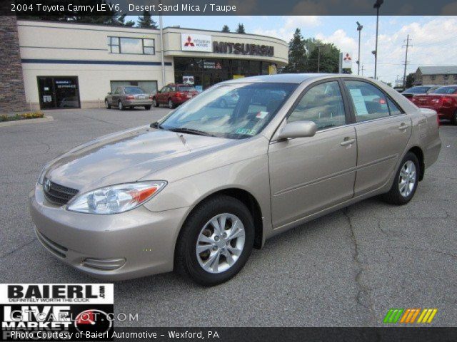 2004 Toyota Camry LE V6 in Desert Sand Mica