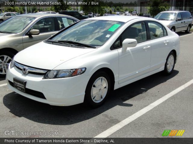 2008 Honda Civic Hybrid Sedan in Taffeta White