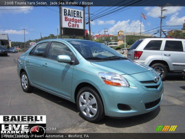 2008 Toyota Yaris Sedan in Jade Sea Metallic