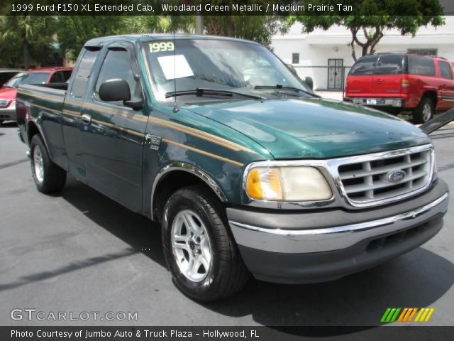 1999 Ford F150 XL Extended Cab in Woodland Green Metallic