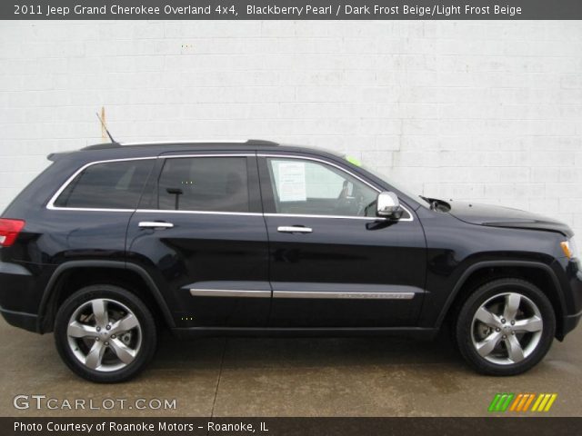 2011 Jeep Grand Cherokee Overland 4x4 in Blackberry Pearl