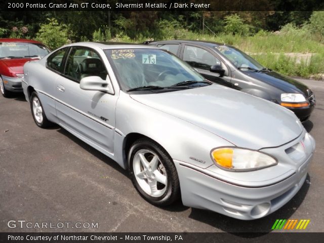 2000 Pontiac Grand Am GT Coupe in Silvermist Metallic