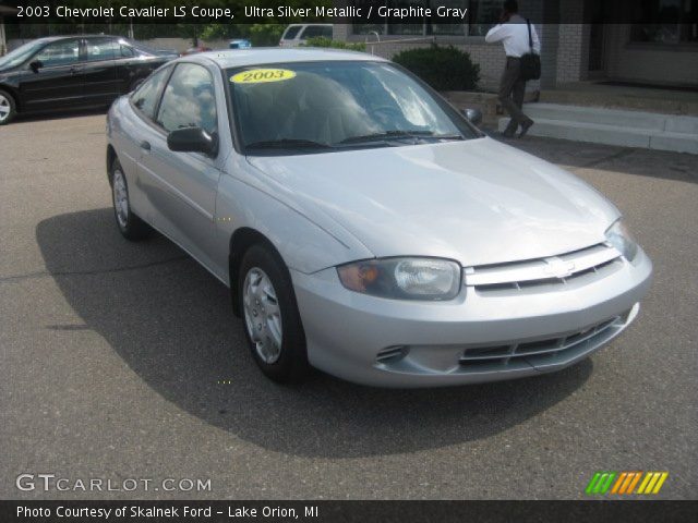 2003 Chevrolet Cavalier LS Coupe in Ultra Silver Metallic