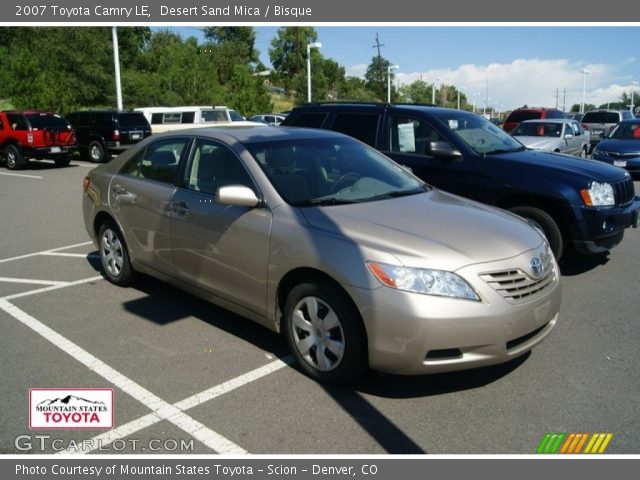 2007 Toyota Camry LE in Desert Sand Mica