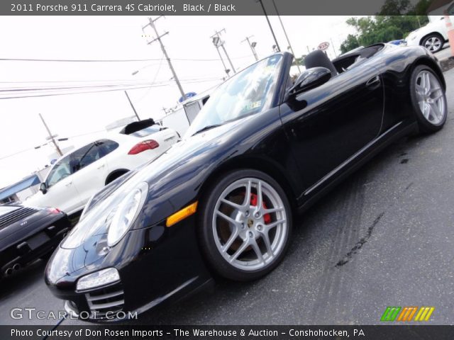 2011 Porsche 911 Carrera 4S Cabriolet in Black