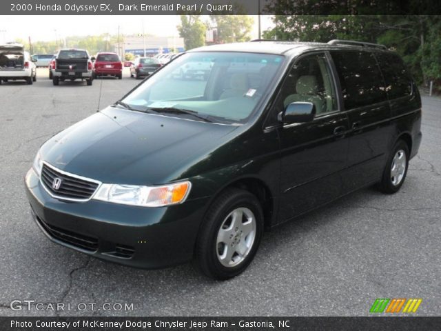 2000 Honda Odyssey EX in Dark Emerald Pearl