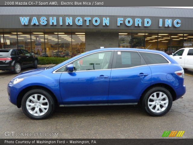 2008 Mazda CX-7 Sport AWD in Electric Blue Mica