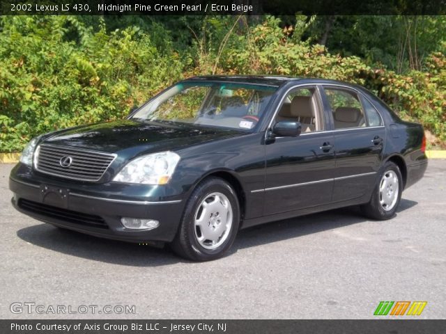 2002 Lexus LS 430 in Midnight Pine Green Pearl