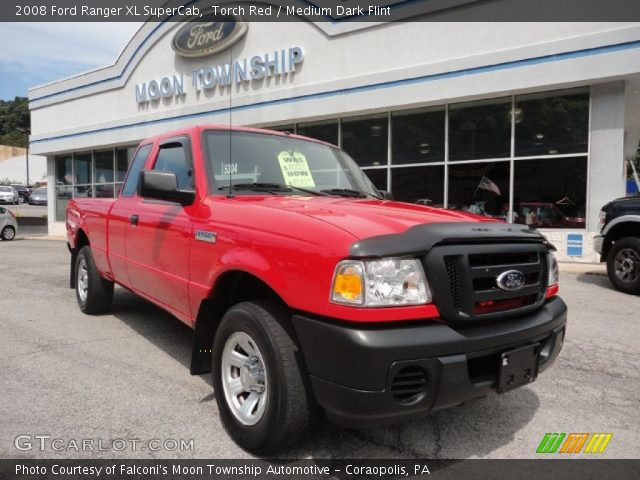 2008 Ford Ranger XL SuperCab in Torch Red