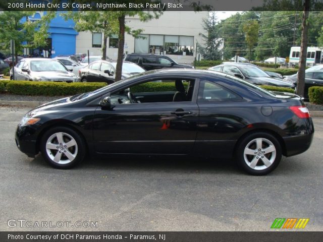 2008 Honda Civic EX Coupe in Nighthawk Black Pearl