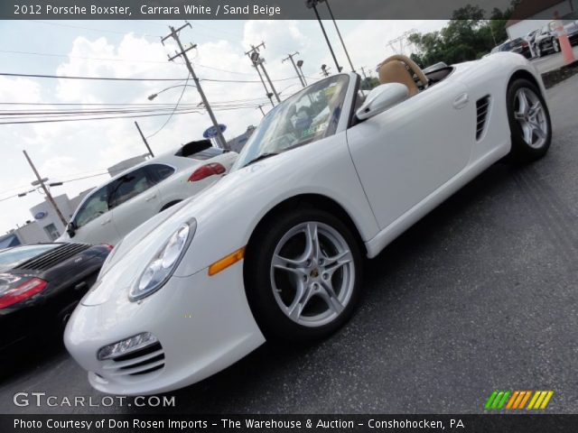 2012 Porsche Boxster  in Carrara White