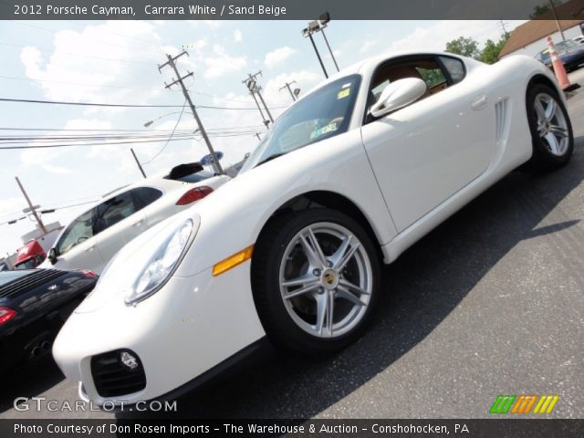 2012 Porsche Cayman  in Carrara White