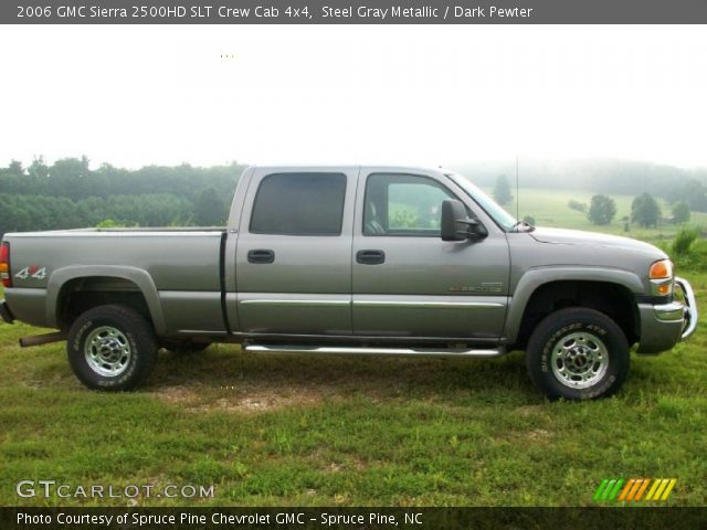 2006 GMC Sierra 2500HD SLT Crew Cab 4x4 in Steel Gray Metallic