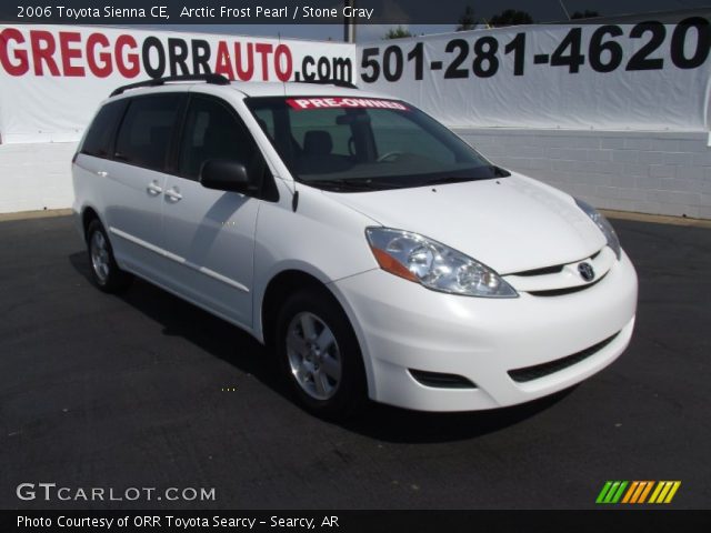 2006 Toyota Sienna CE in Arctic Frost Pearl