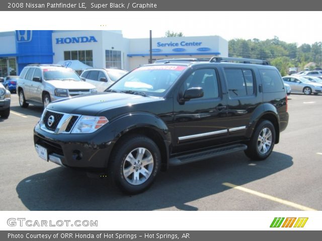 2008 Nissan Pathfinder LE in Super Black