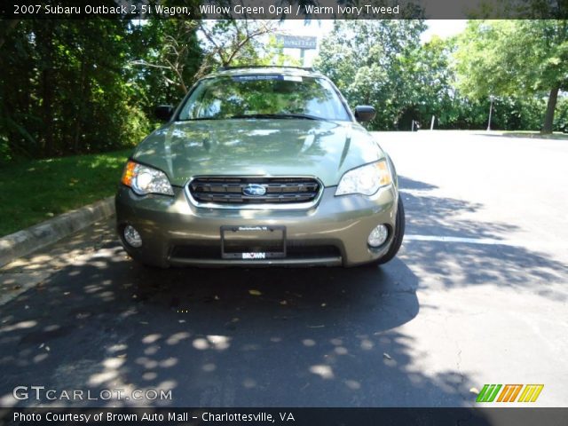 2007 Subaru Outback 2.5i Wagon in Willow Green Opal