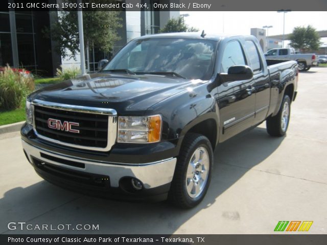 2011 GMC Sierra 1500 SLT Extended Cab 4x4 in Onyx Black