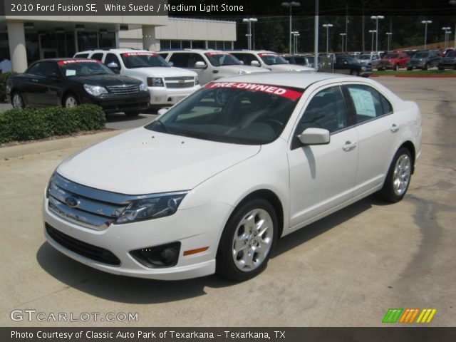 2010 Ford Fusion SE in White Suede