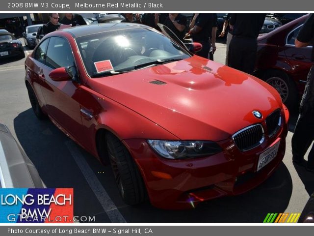 2008 BMW M3 Coupe in Melbourne Red Metallic