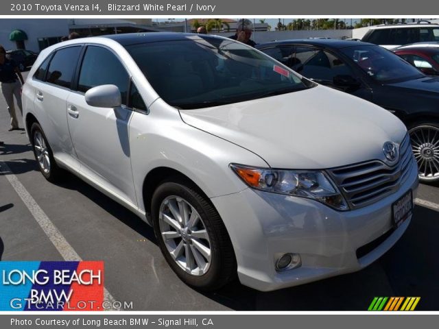 2010 Toyota Venza I4 in Blizzard White Pearl