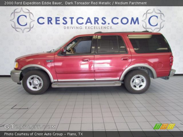 2000 Ford Expedition Eddie Bauer in Dark Toreador Red Metallic