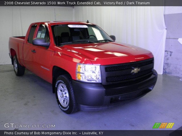 2008 Chevrolet Silverado 1500 Work Truck Extended Cab in Victory Red