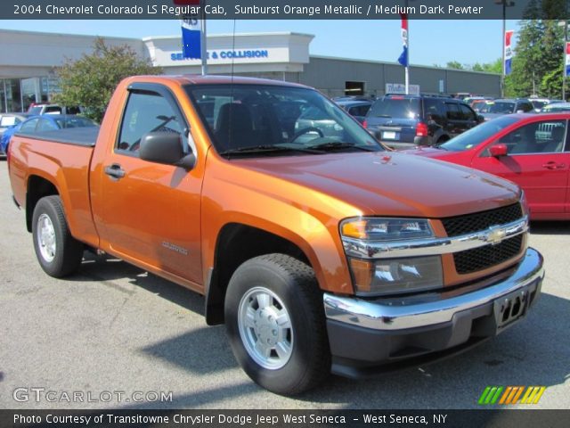 2004 Chevrolet Colorado LS Regular Cab in Sunburst Orange Metallic