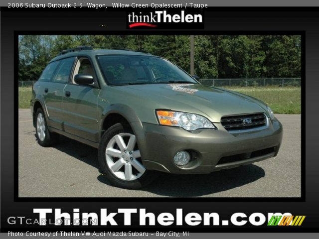 2006 Subaru Outback 2.5i Wagon in Willow Green Opalescent