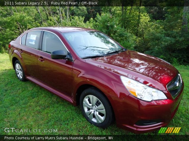 2011 Subaru Legacy 2.5i in Ruby Red Pearl