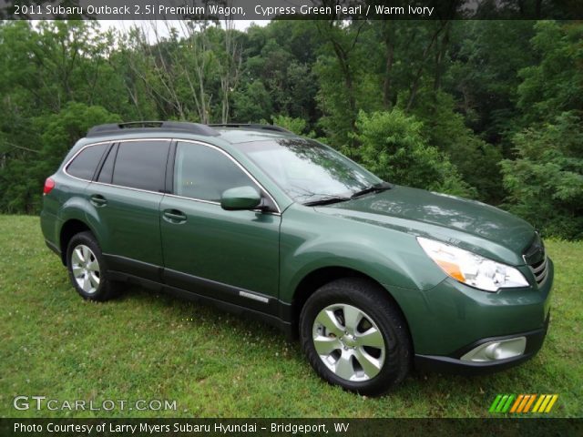 2011 Subaru Outback 2.5i Premium Wagon in Cypress Green Pearl