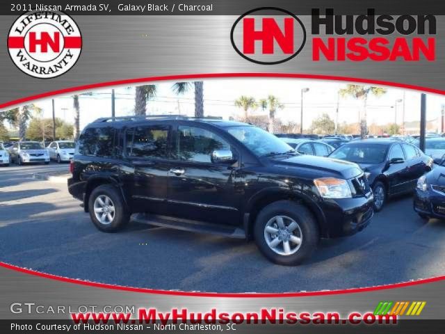 2011 Nissan Armada SV in Galaxy Black
