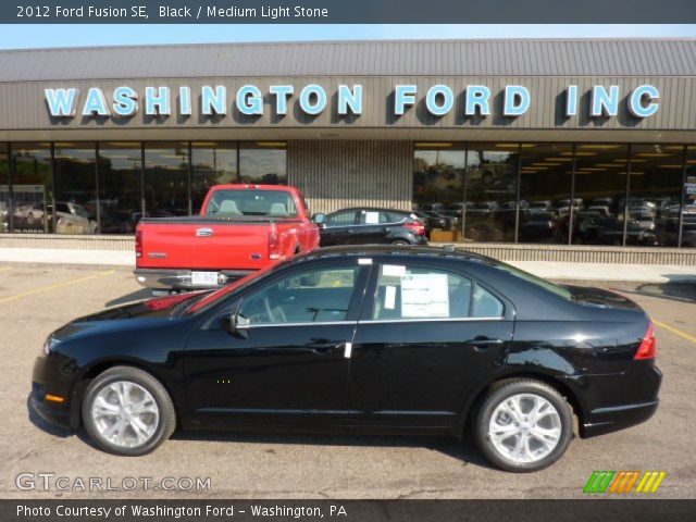 2012 Ford Fusion SE in Black
