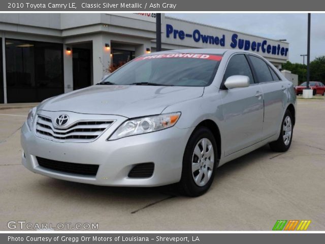2010 Toyota Camry LE in Classic Silver Metallic