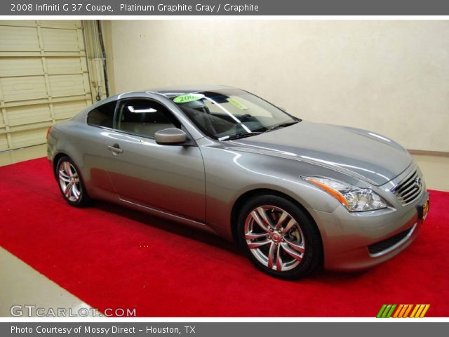 2008 Infiniti G 37 Coupe in Platinum Graphite Gray