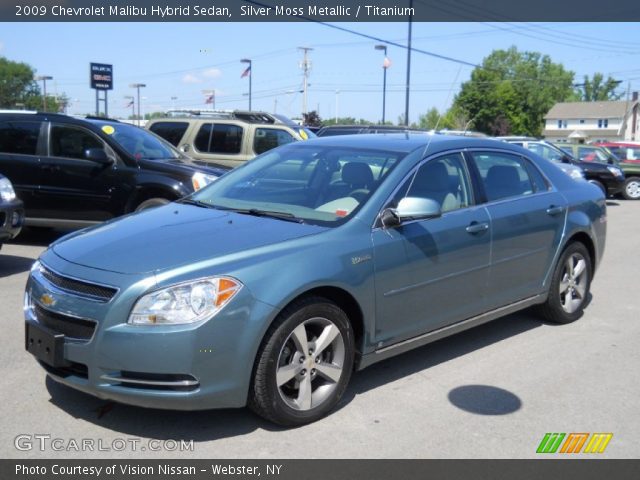 2009 Chevrolet Malibu Hybrid Sedan in Silver Moss Metallic