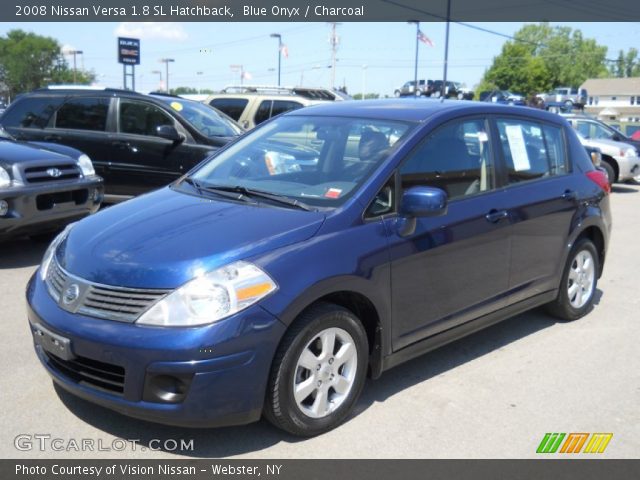 2008 Nissan Versa 1.8 SL Hatchback in Blue Onyx
