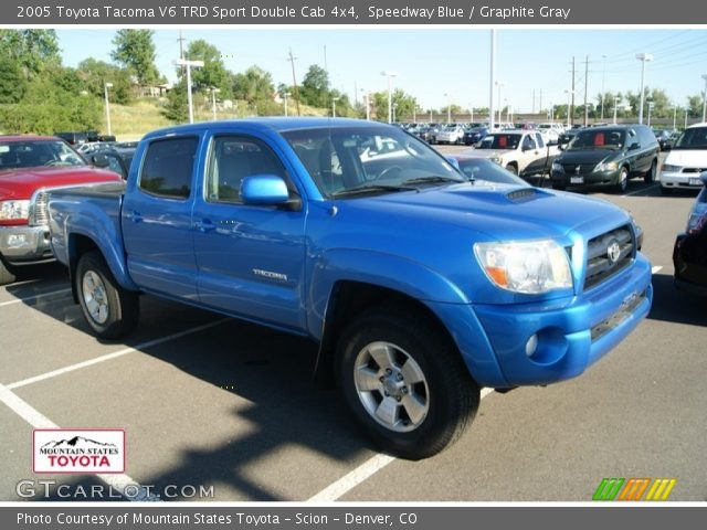 2005 Toyota Tacoma V6 TRD Sport Double Cab 4x4 in Speedway Blue