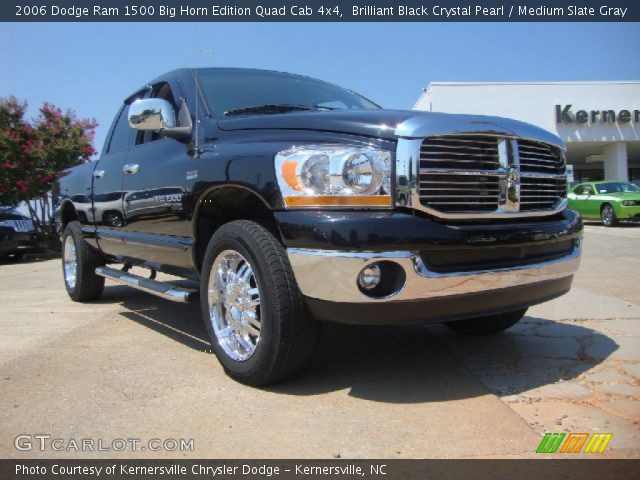 2006 Dodge Ram 1500 Big Horn Edition Quad Cab 4x4 in Brilliant Black Crystal Pearl