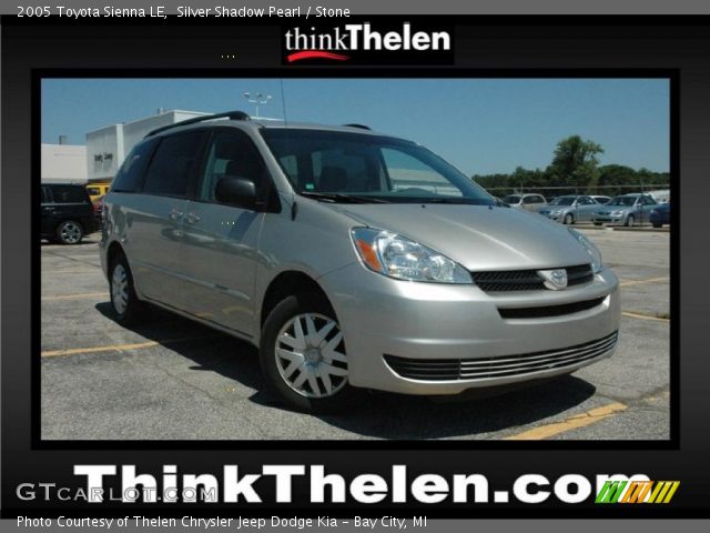 2005 Toyota Sienna LE in Silver Shadow Pearl