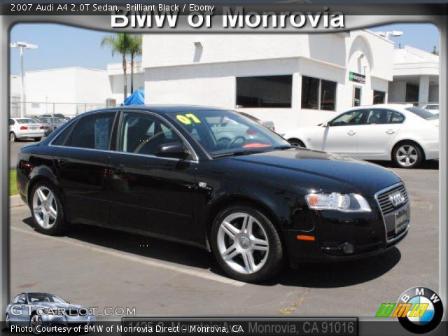 2007 Audi A4 2.0T Sedan in Brilliant Black