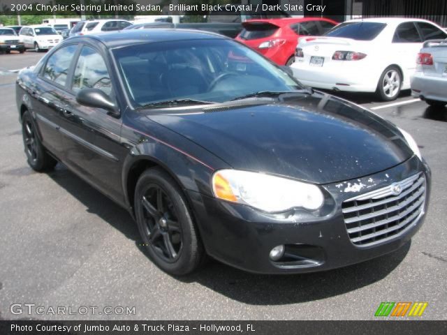 2004 Chrysler Sebring Limited Sedan in Brilliant Black Crystal