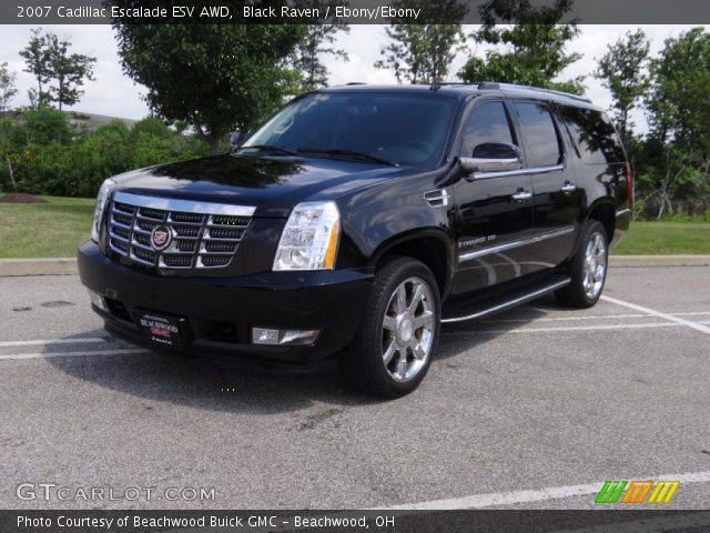 2007 Cadillac Escalade ESV AWD in Black Raven